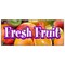 Signmission FRESH FRUIT BANNER SIGN stand market store tropical produce farm stand B-120 Fresh Fruit - alternate 1